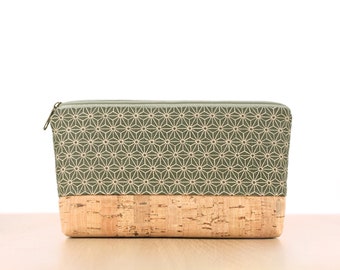 box-shaped pencil case with cork