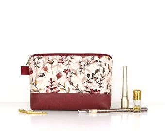 Make-up Bag with flowers