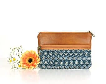 "LuckyDay" mini wallet with 2 compartments, minimalist wallet, mini purse