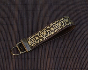 Short lanyard, cork keychain, mini gift, guest gift, key strap