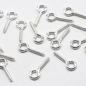 Screw eyelets bronze/silver/gold, 50 pieces image 2