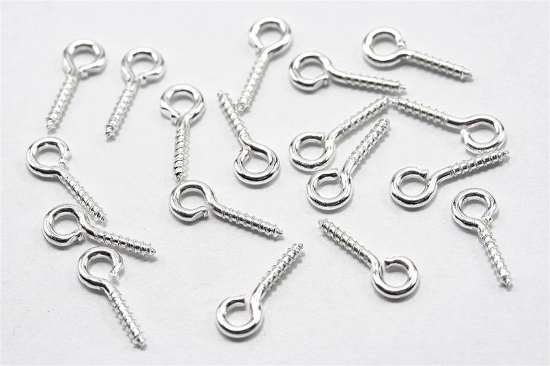 Screw eyelets bronze/silver/gold, 50 pieces image 2