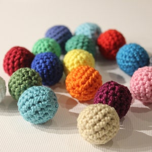 Crochet Pattern Pearls english deutsch Crochet Beads Crochet Balls Instructions crocheted beads balls to crochet yourself