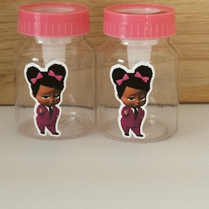 Boss baby girl and boy bottles