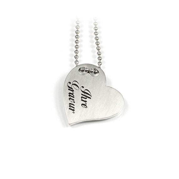 アクセサリー Engraved Plate Pendant Pendant With Engraving Engraving Plate Individual 45 Cm Chain 925