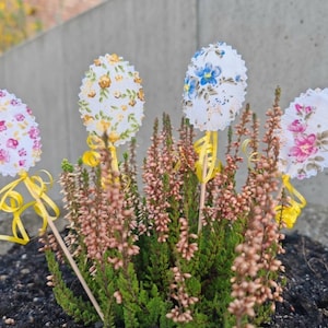 ITH Blanko Stickdatei Osterei mit Band – Anhänger & Stab-Ei für deine Osterdeko