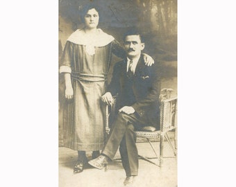 Couple. Greece 1920s. Vintage photo [50658]