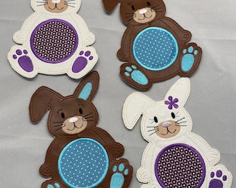 Mug Rug - Rabbits