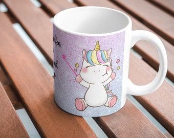 Unicorn cup Sometimes the only thing that helps is fairy dust and lots of glitter