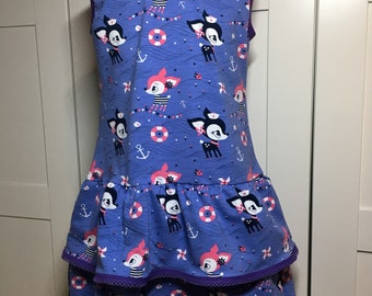 Dress fawn purple