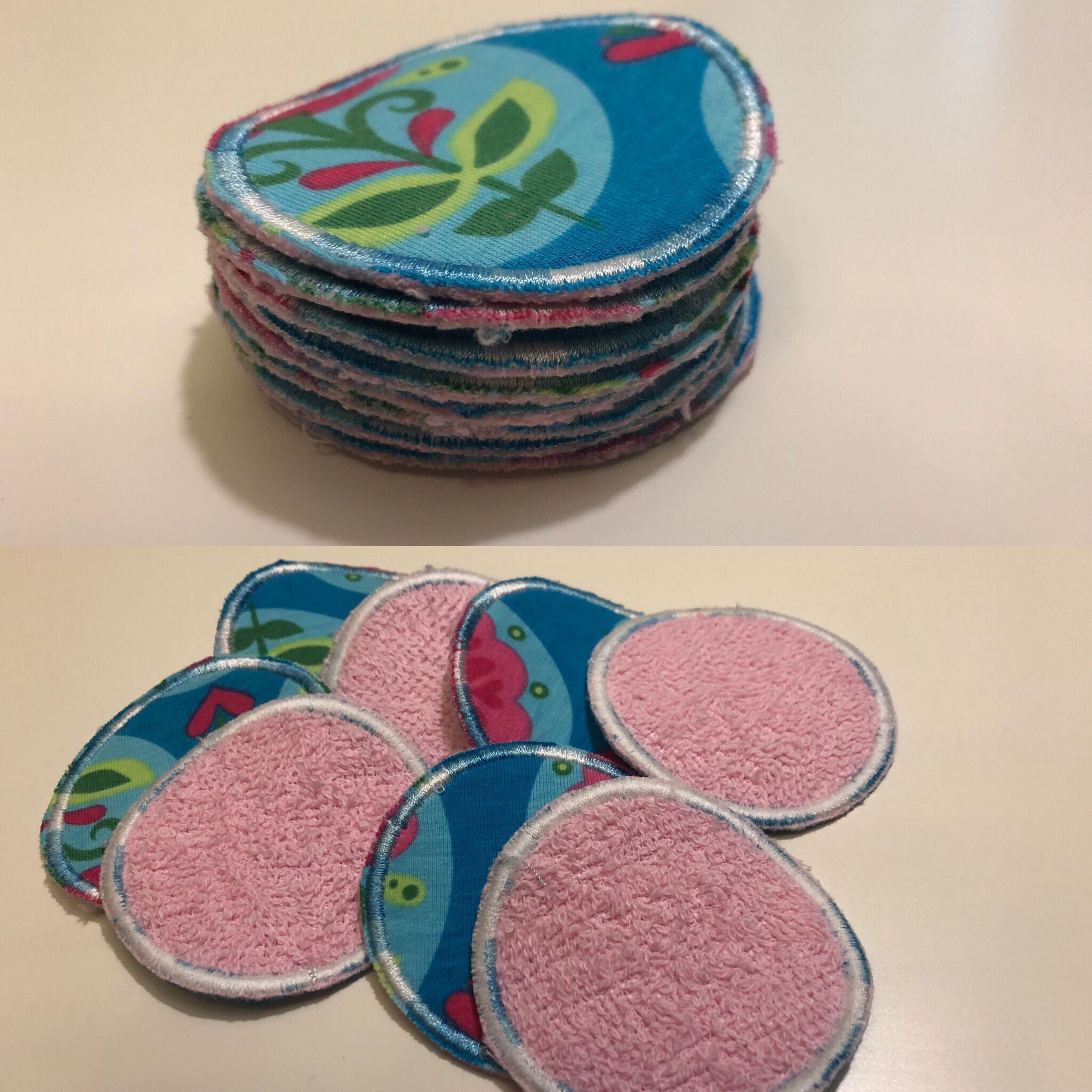 Remover pads washable, reusable