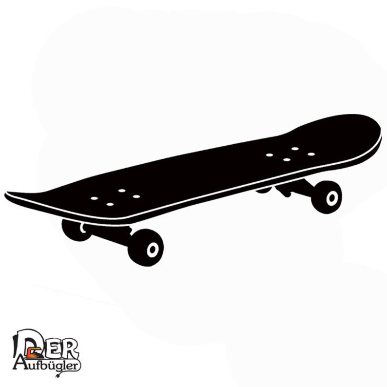 Iron-on transfer skateboard in 49 colors image 2