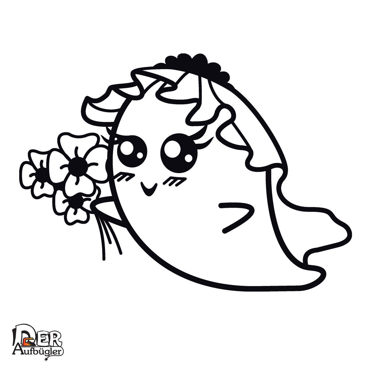 Ironing Pattern Bridal Spirit With Veil and Bouquet in 49 Etsy