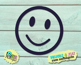 Ironing picture smiley small in 49 colors