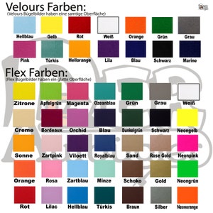 Bügelbild Schulkind Jahreszahl individuell Wunschjahr 49 Farben Bild 3