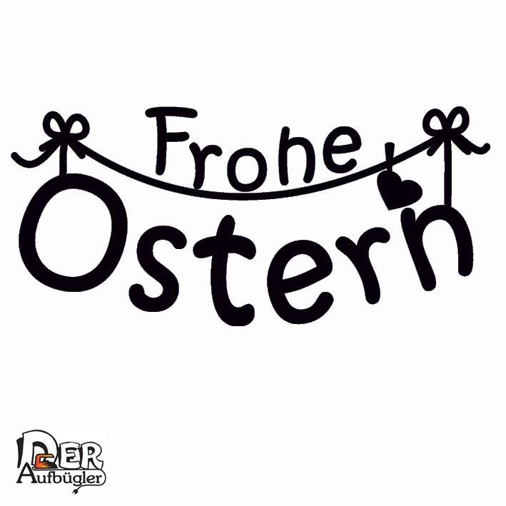 Oster Bügelbild Frohe Ostern Schriftzug in 49 Farben | Etsy