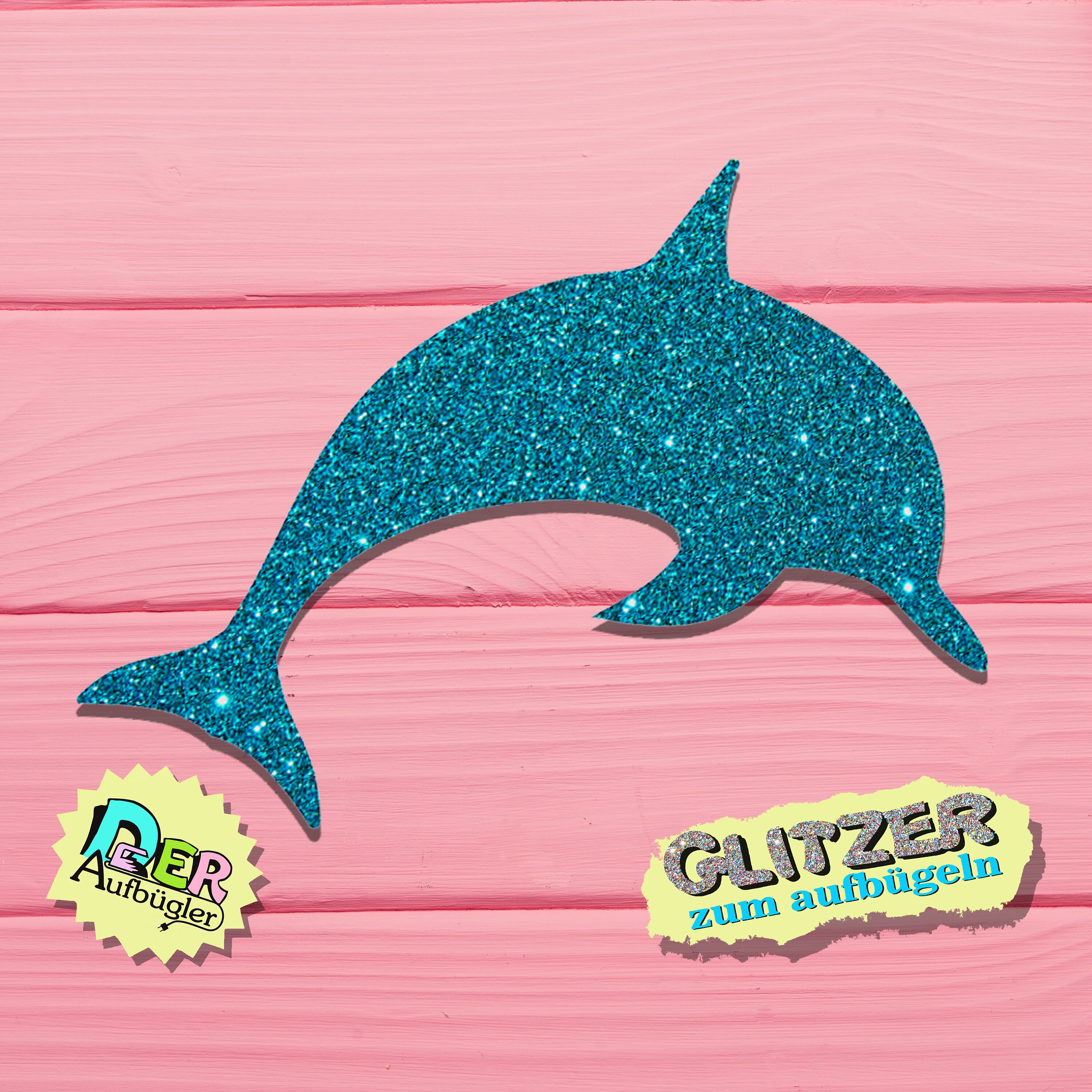 Ironing image dolphin glitter in 24 colors