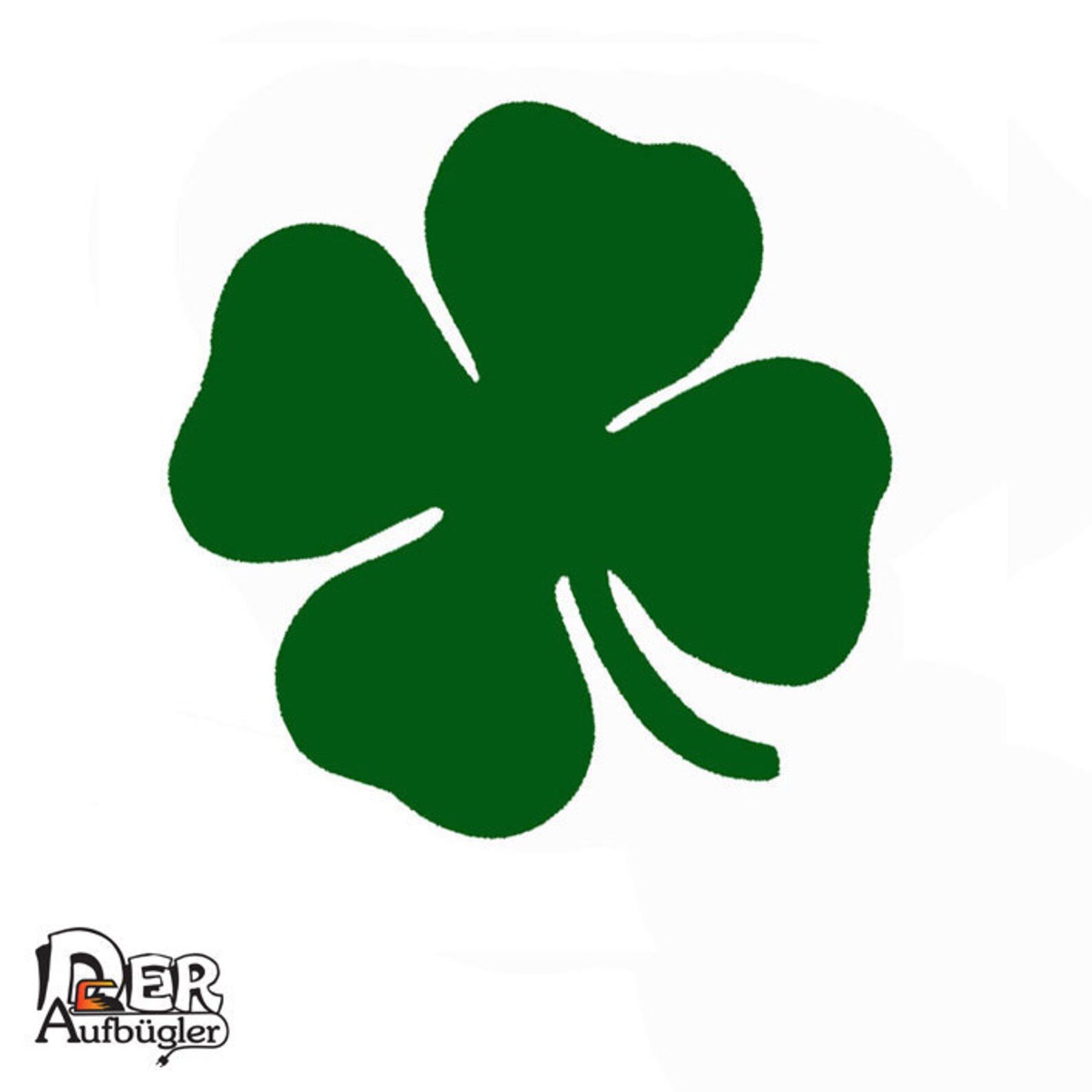 Bügelbild Kleeblatt vierblättrig klein in 49 Farben Etsy