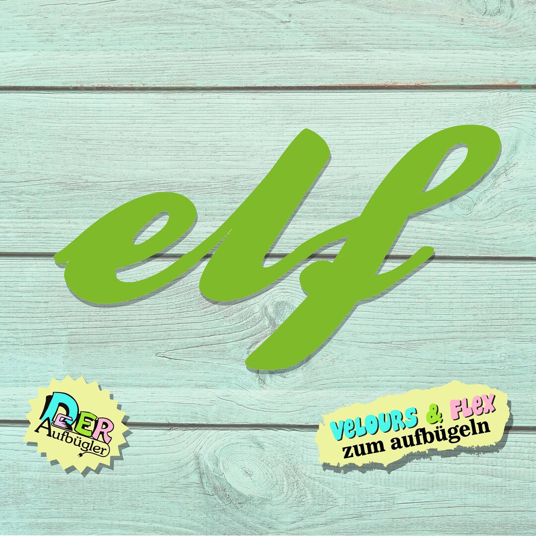 Bügelbild Geburtstag Zahl elf Schriftzug in 49 Farben Etsy.de