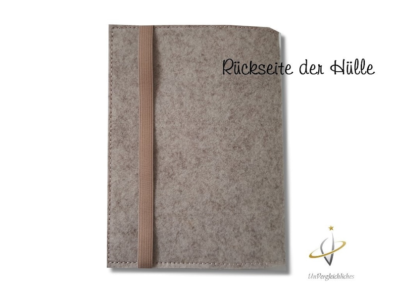 Gotteslobhülle personalisierbar Kommunion 2024 beige meliert Blümchen pastell Bild 8