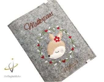 Mutterpasshülle Filz, Mutterpass Hülle, Babybauch, Schwangerschaft, Werdende Mama, Mutterpass, Geschenk Schwangerschaft, Babyparty, Geburt