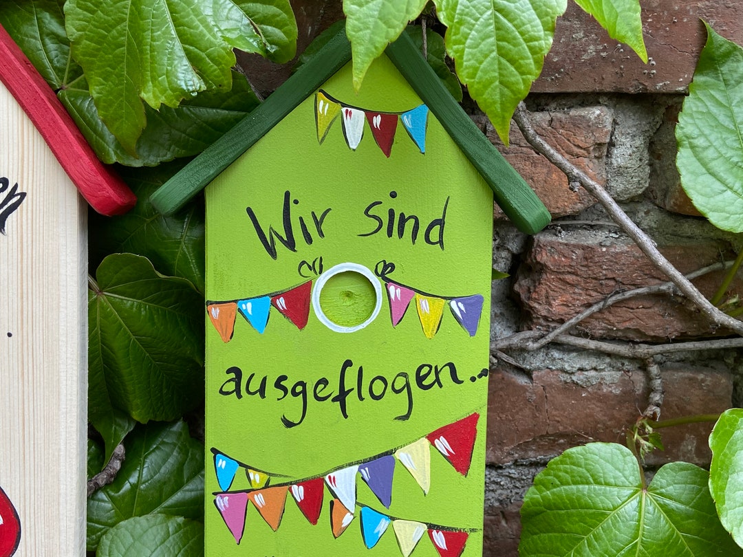 Geschenk Abschied Messlatte im VogelhausDesign Vogelvilla, Erzieher