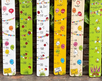 Gift farewell kindergarten measuring stick personalized with the names of the children - for daycare, educator, childminder