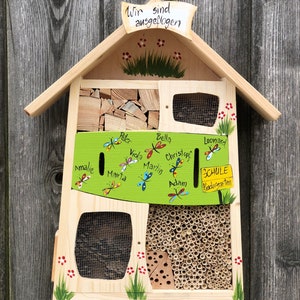 Kindergarten farewell gift, insect hotel for kindergarten farewell, gift for teacher, gift for kindergarten, weatherproof