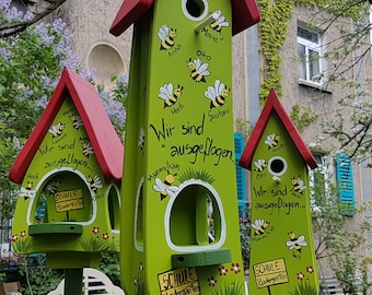Birdhouse farewell gift birdhouse, farewell kindergarten, farewell gift teacher, with children's names, weatherproof