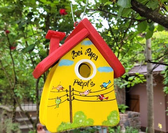 This nesting box is a charming way to say, &quot;Dad, you&#39;re chirping – in the best sense!&quot; - Nesting box, birdhouse, gift, Father&#39;s Day