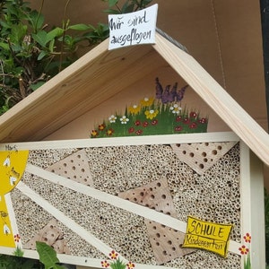 Farewell gift kindergarten, bee house, bee hotel, weatherproof