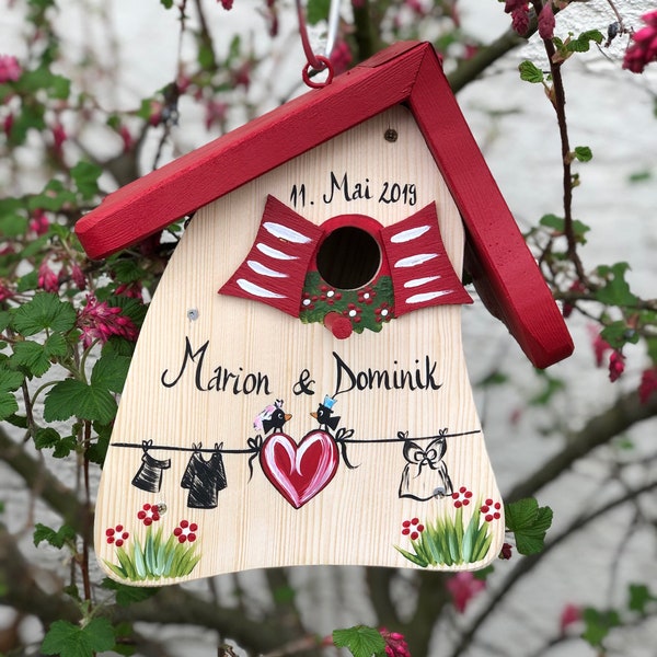 Vogelhaus hochzeit Etsy.de