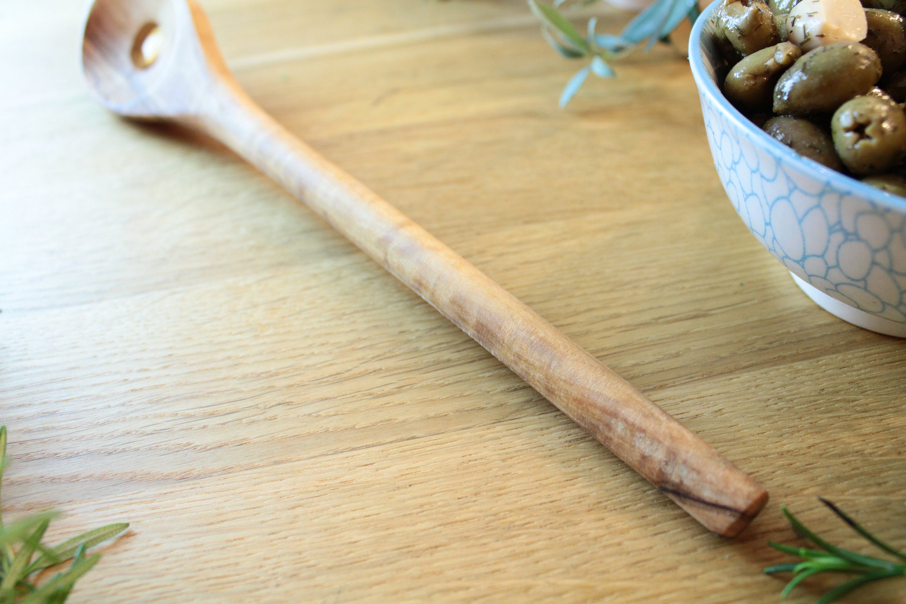 Risotto Spoon / Cooking Spoon With Hole Made of Olive Wood Etsy Ireland
