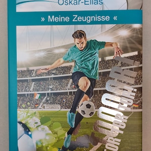 Zeugnismappe Fußball personalisiert