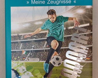 Zeugnismappe Fußball personalisiert