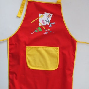 Work apron with the name of the child image 2