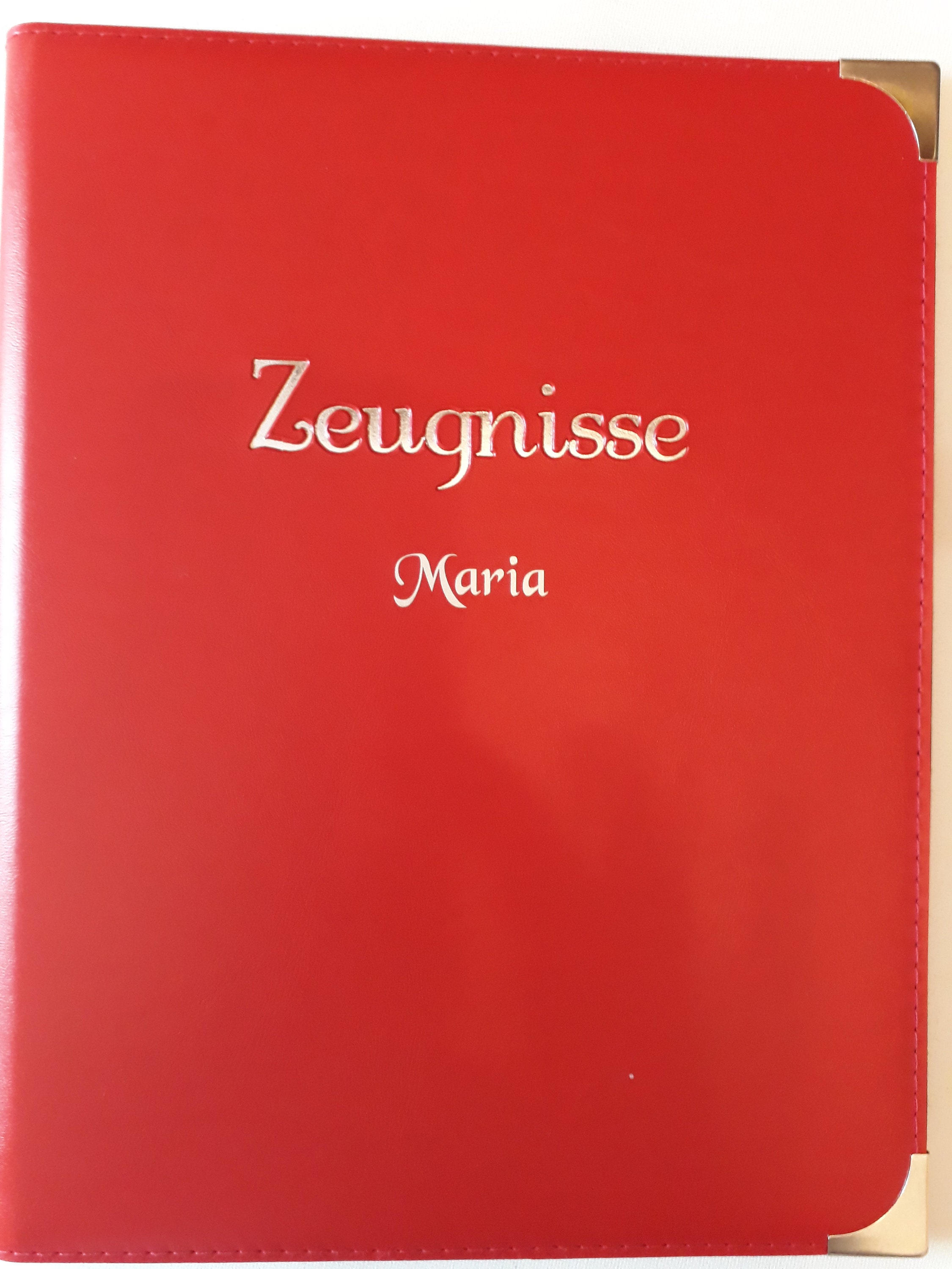 Zeugnismappe *Theodor* A 4*personalisiert*Kunstleder*viele Farben Zeugnismappe *Theodor* A 4*personalisiert*Kunstleder*viele Farben