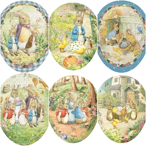 Paaseivulling, Beatrix Potter, vele maten, diverse ontwerpen, kartonnen paascadeau, decoratie