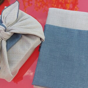 Furoshiki gift towels fabric for wrapping 3 fabric towels gift packaging approx. 50 x 50 + 80 x 80 cm