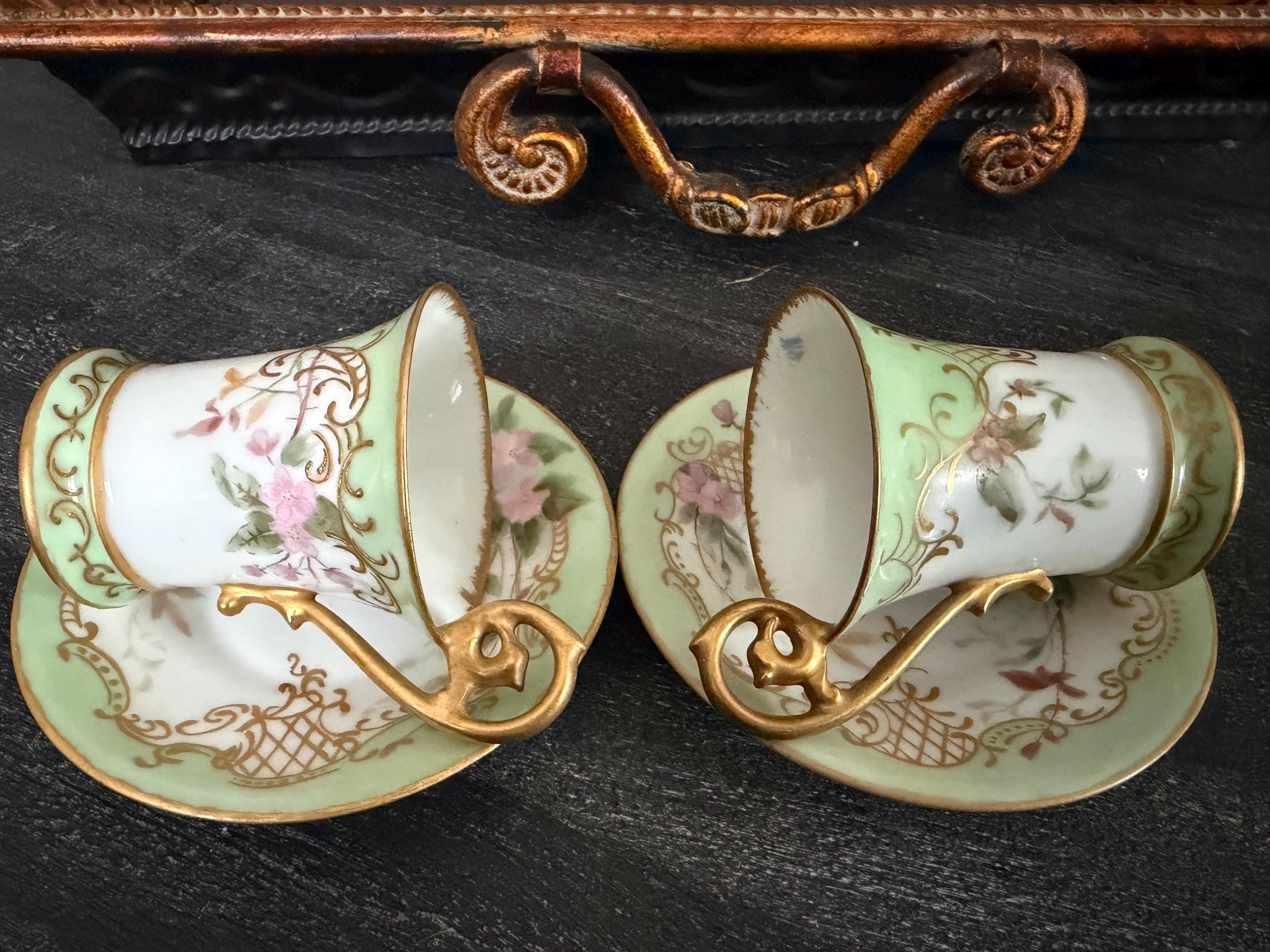 Antique chocolate cups - Etsy 日本