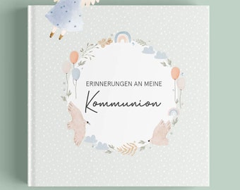 Kommunionsalbum - Erinnerungen an meine Kommunion - Erinnerungsalbum 21x21 - Gästebuch für die Kommunion Fotobuch - Meine Kommunion