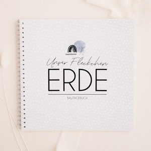 Bautagebuch - Unser Fleckchen Erde - Erinnerungsbuch an den Bau des Traumhauses! Jede Menge Platz für Fotos & Erinnerungen. Bestes Geschenk!