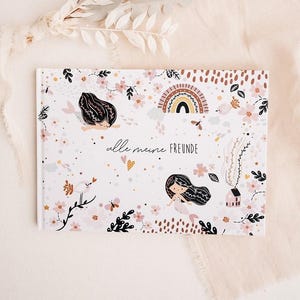 Freundebuch MERMAID - Album für Schule & Kindergarten, einzigartige Fragen, praktisches A5-Format – Perfekt zur Einschulung für Schulkinder!
