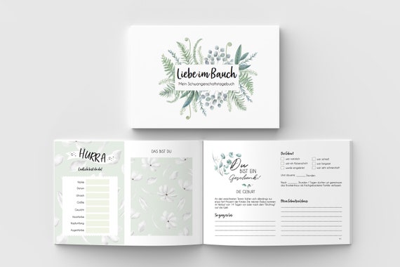 Schwangerschaftstagebuch Liebe Im Bauch Greenery Edition Etsy Schwangerschaftstagebuch Liebe Im Bauch Greenery Edition Etsy