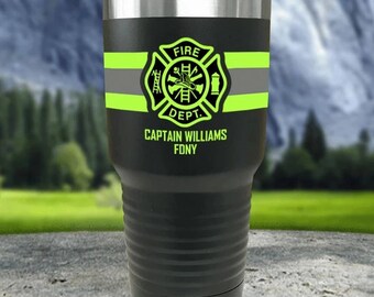 firefighter yeti tumbler