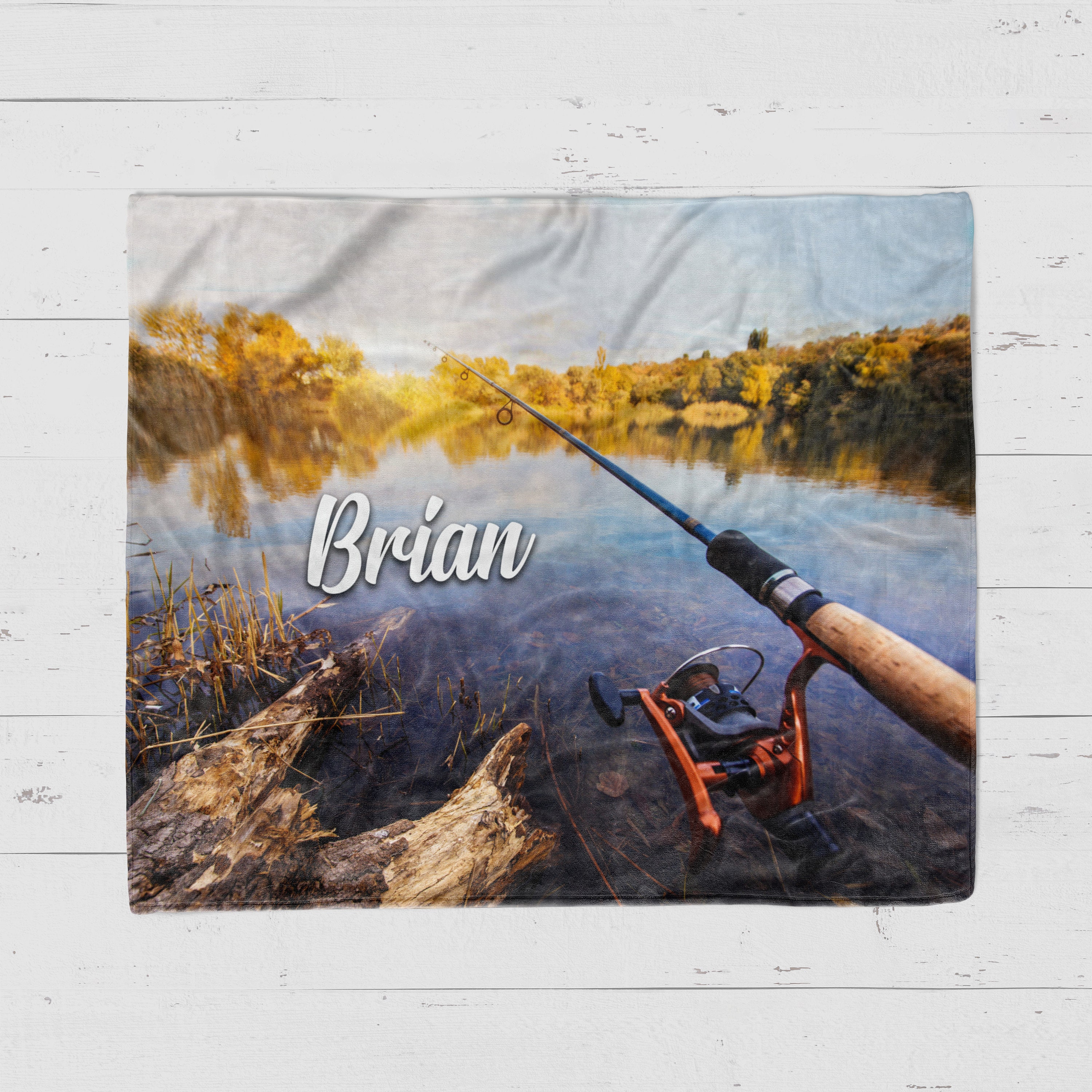 Fishing Personalized Sherpa Blanket Personalized Fishing Gift4fan –  Gift4Fan – The perfect gift 🎁 for your sports fan! 3D, hand painted,  vintage style wall art. Made in the 🇺🇸