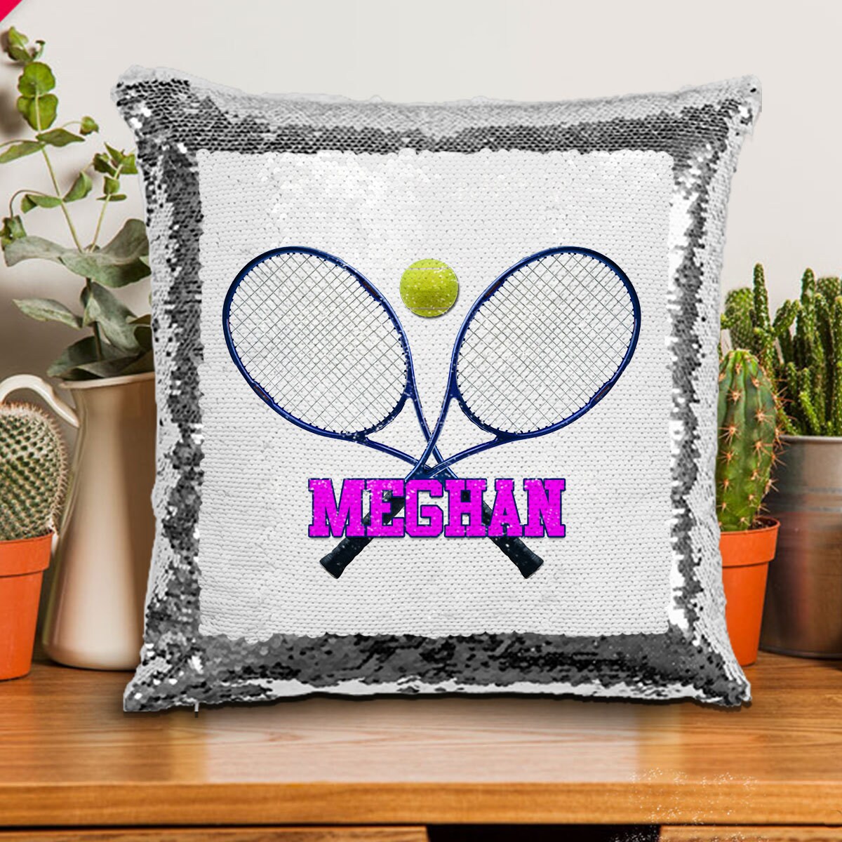 Bouncing Tennis Hook Pillow main image 1