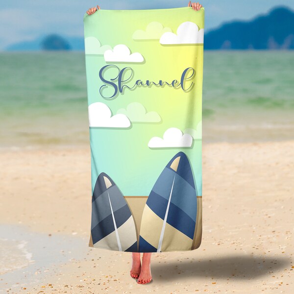 Surfboard Towel Etsy