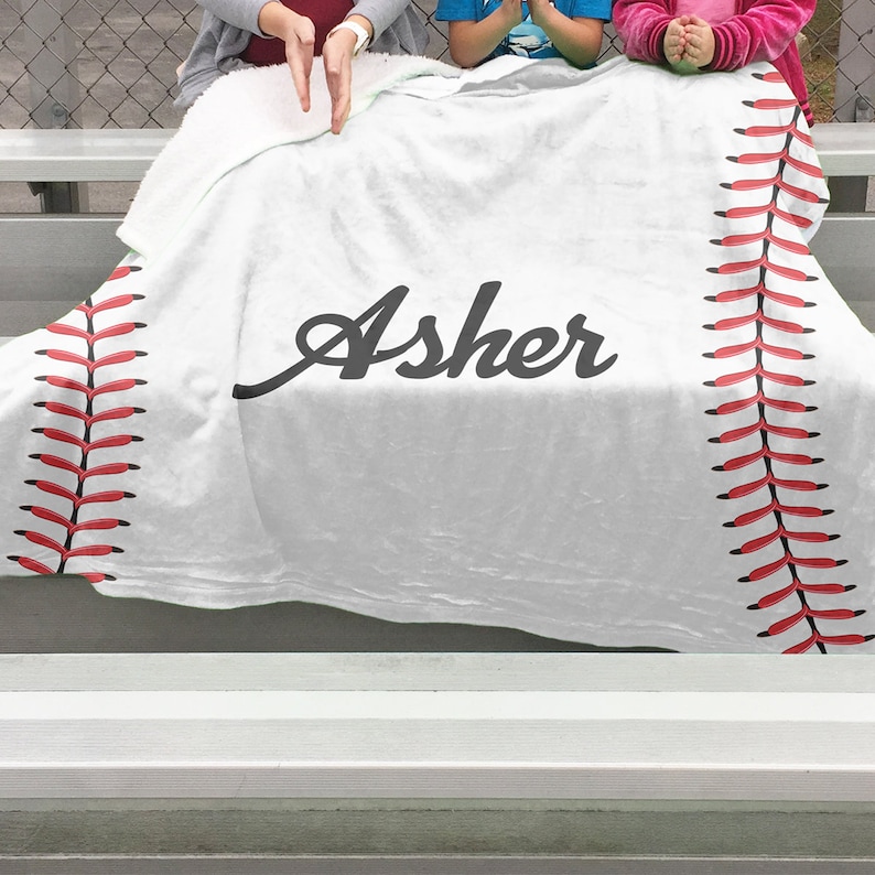 Baseball Personalized Blanket Personalized Baseball Gift Etsy Singapore