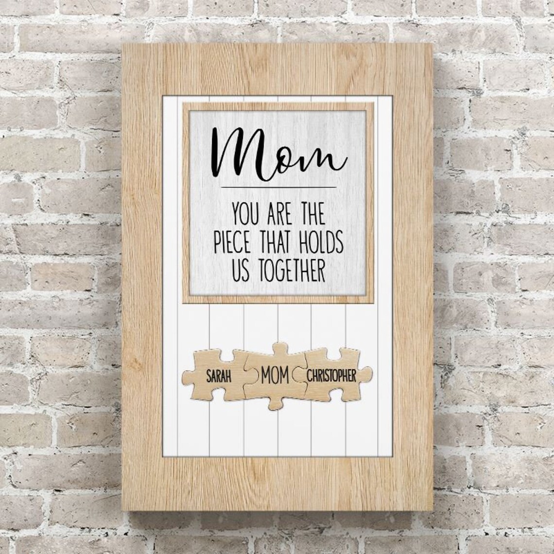 Personalized Mom You Are The Piece That Holds Us Together